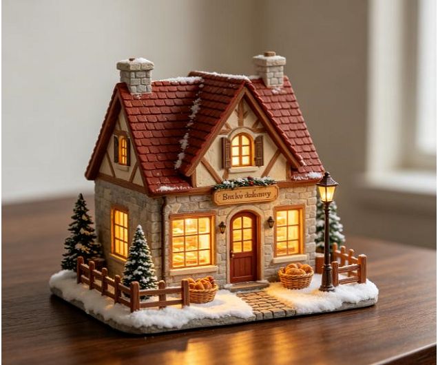 Christmas Village Bageri Display