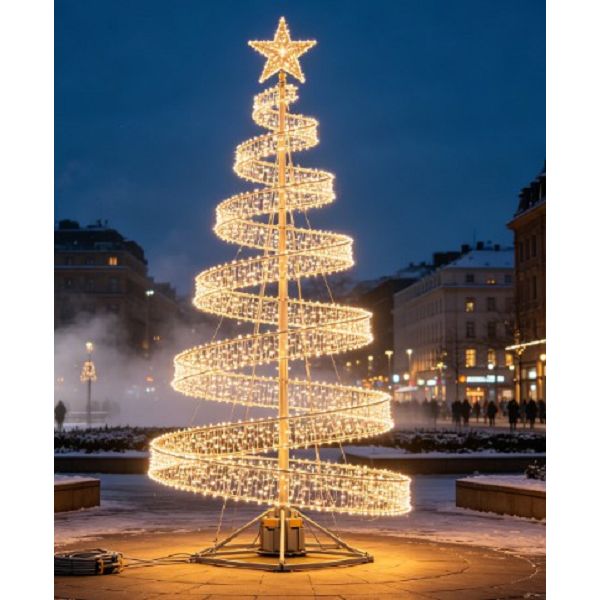 Modulært spiral juletræ